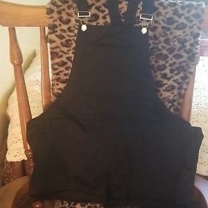 Black short overalls more like M/L